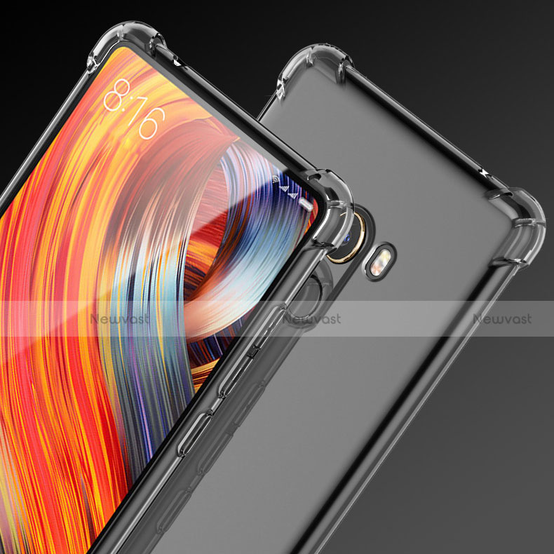 Ultra-thin Transparent TPU Soft Case T09 for Xiaomi Mi Mix 2 Clear