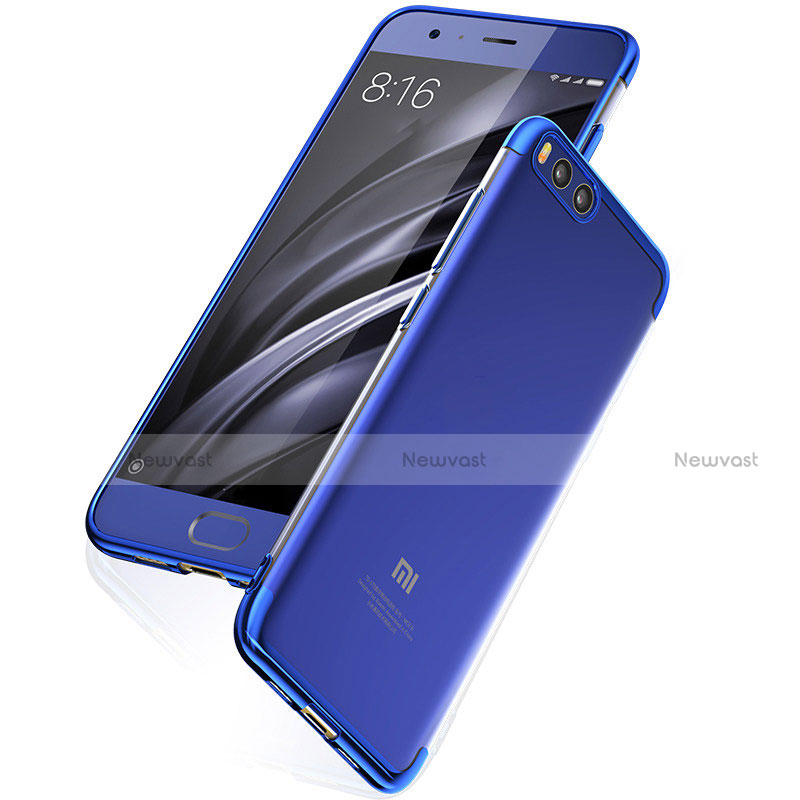 Ultra-thin Transparent TPU Soft Case T09 for Xiaomi Mi Note 3 Blue