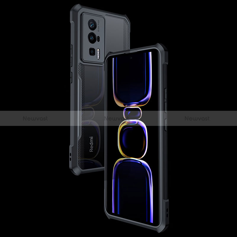 Ultra-thin Transparent TPU Soft Case T09 for Xiaomi Redmi K60 5G Black