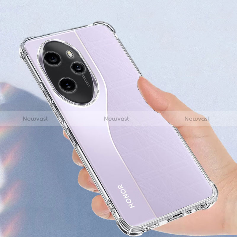 Ultra-thin Transparent TPU Soft Case T10 for Huawei Honor 100 Pro 5G Clear