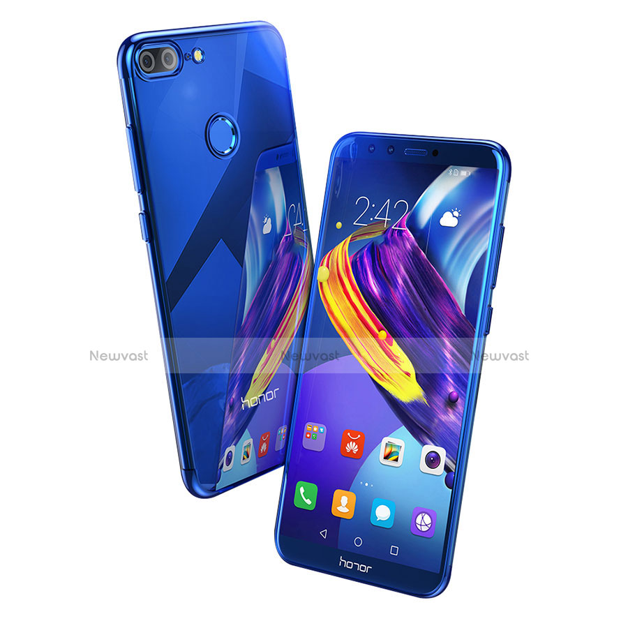 Ultra-thin Transparent TPU Soft Case T10 for Huawei Honor 9 Lite Blue