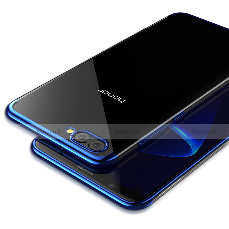 Ultra-thin Transparent TPU Soft Case T10 for Huawei Honor V10 Blue