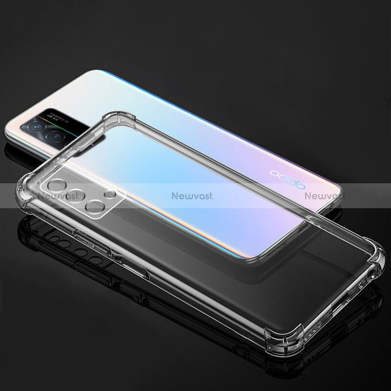 Ultra-thin Transparent TPU Soft Case T10 for Oppo K9 5G Clear