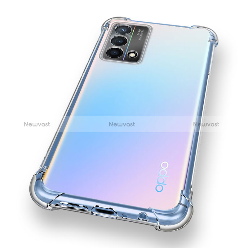 Ultra-thin Transparent TPU Soft Case T10 for Oppo K9 5G Clear