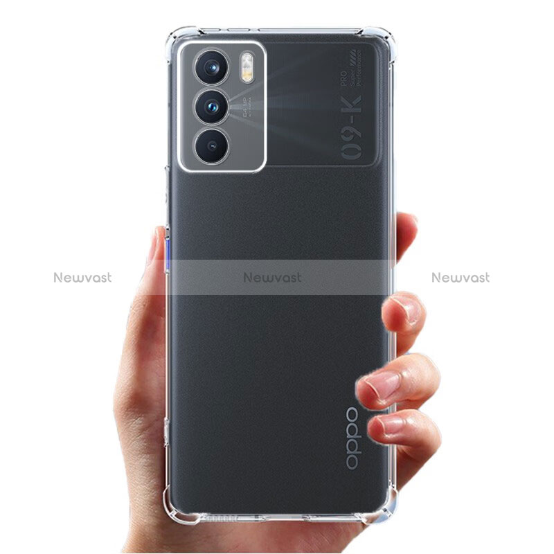 Ultra-thin Transparent TPU Soft Case T10 for Oppo K9 Pro 5G Clear