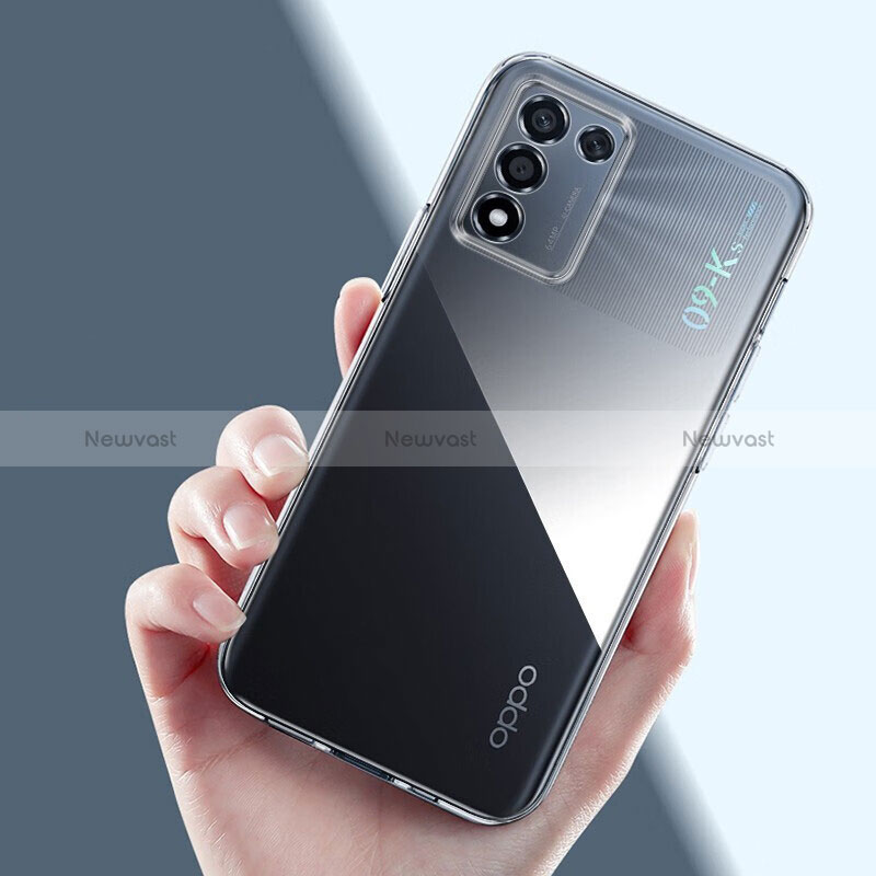 Ultra-thin Transparent TPU Soft Case T10 for Oppo K9S 5G Clear