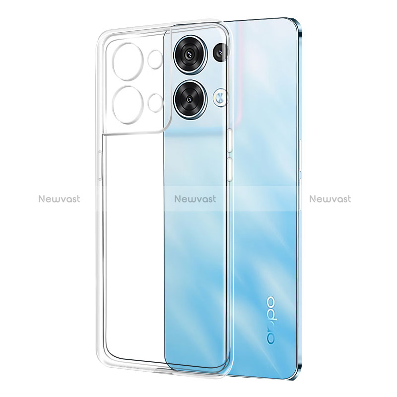 Ultra-thin Transparent TPU Soft Case T10 for Oppo Reno8 Pro 5G Clear