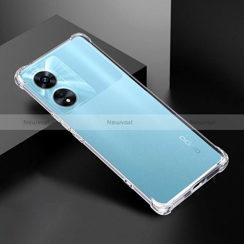 Ultra-thin Transparent TPU Soft Case T10 for Oppo Reno8 T 5G Clear