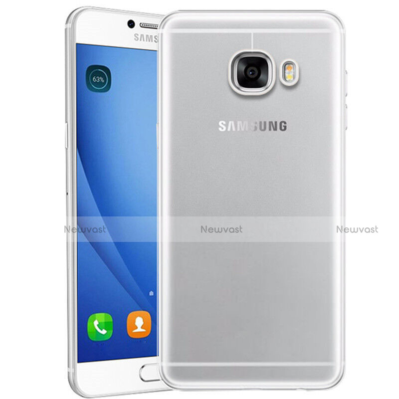 Ultra-thin Transparent TPU Soft Case T10 for Samsung Galaxy C9 Pro C9000 Clear