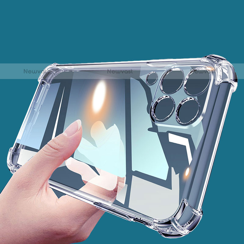 Ultra-thin Transparent TPU Soft Case T10 for Samsung Galaxy F12 Clear