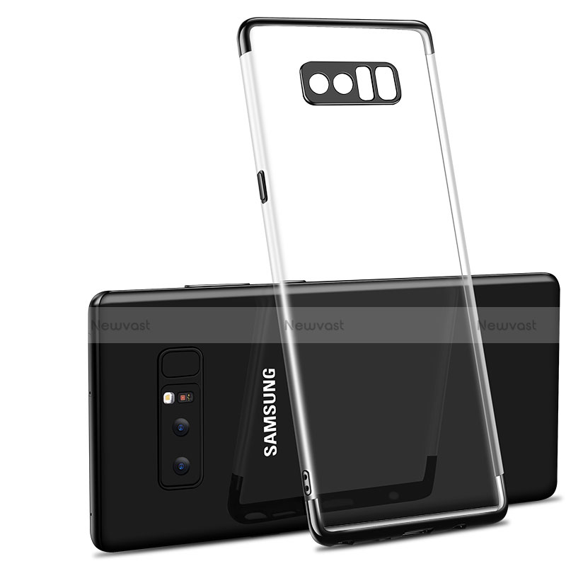 Ultra-thin Transparent TPU Soft Case T10 for Samsung Galaxy Note 8 Black