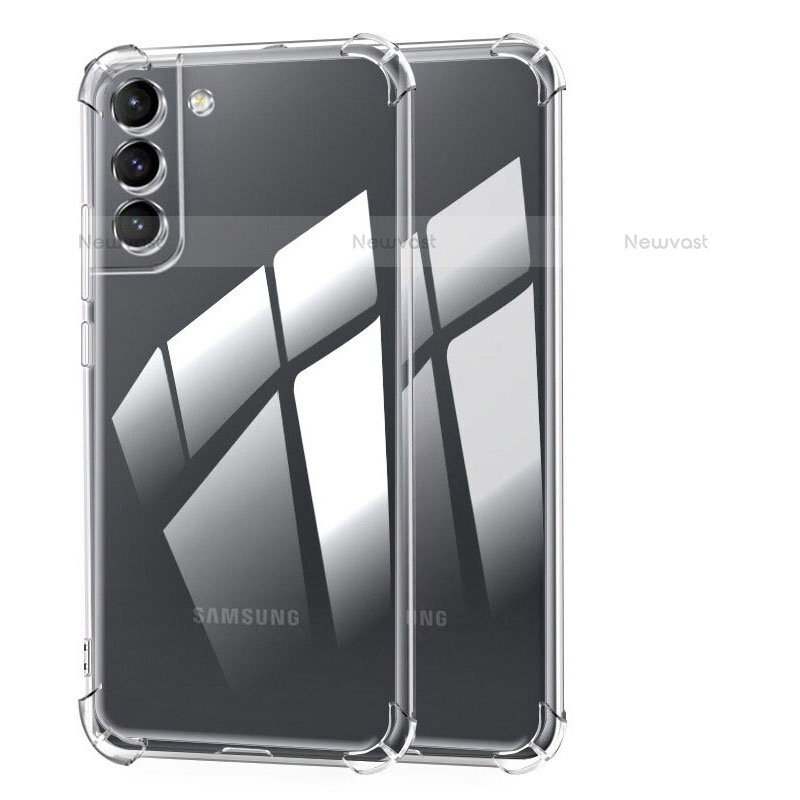 Ultra-thin Transparent TPU Soft Case T10 for Samsung Galaxy S21 5G Clear