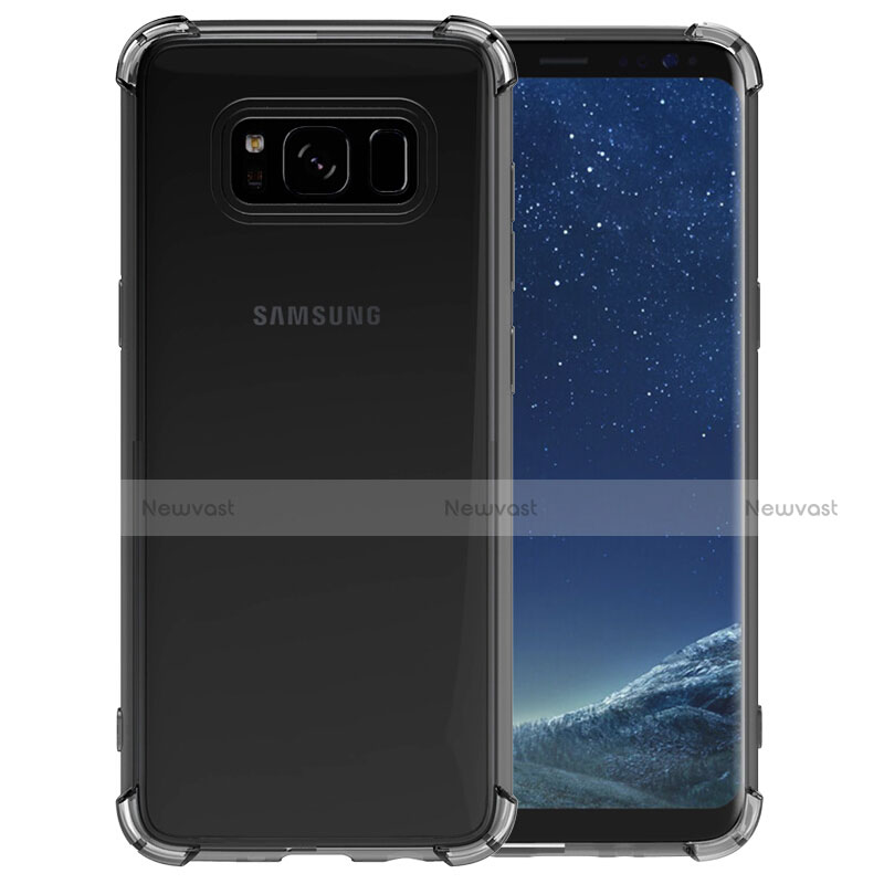 Ultra-thin Transparent TPU Soft Case T10 for Samsung Galaxy S8 Plus Gray