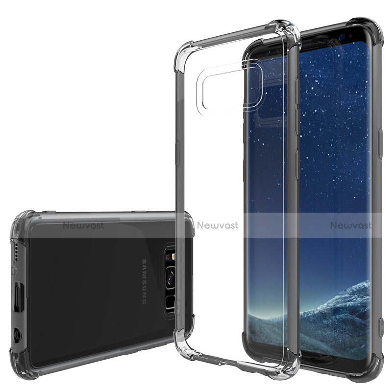 Ultra-thin Transparent TPU Soft Case T10 for Samsung Galaxy S8 Plus Gray