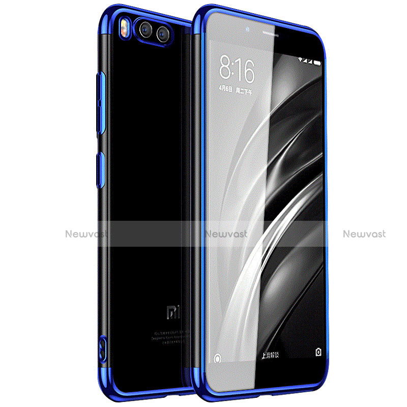 Ultra-thin Transparent TPU Soft Case T10 for Xiaomi Mi 6 Blue