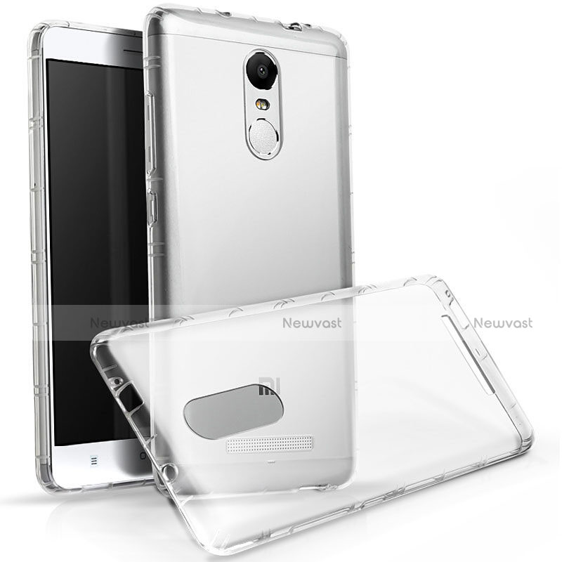 Ultra-thin Transparent TPU Soft Case T10 for Xiaomi Redmi Note 3 Clear