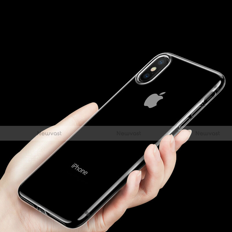 Ultra-thin Transparent TPU Soft Case T11 for Apple iPhone Xs Clear