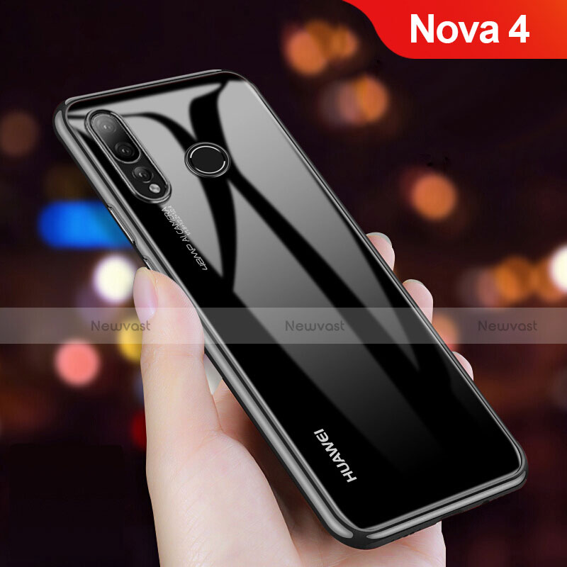 Ultra-thin Transparent TPU Soft Case T11 for Huawei Nova 4 Black