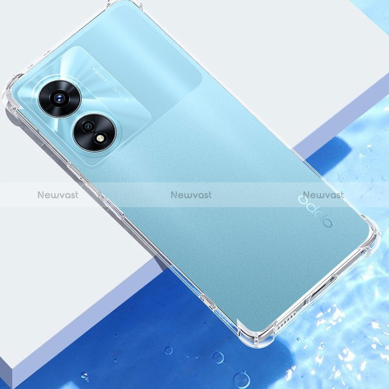 Ultra-thin Transparent TPU Soft Case T11 for Oppo A1 5G Clear