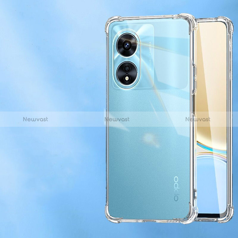 Ultra-thin Transparent TPU Soft Case T11 for Oppo A1 Pro 5G Clear