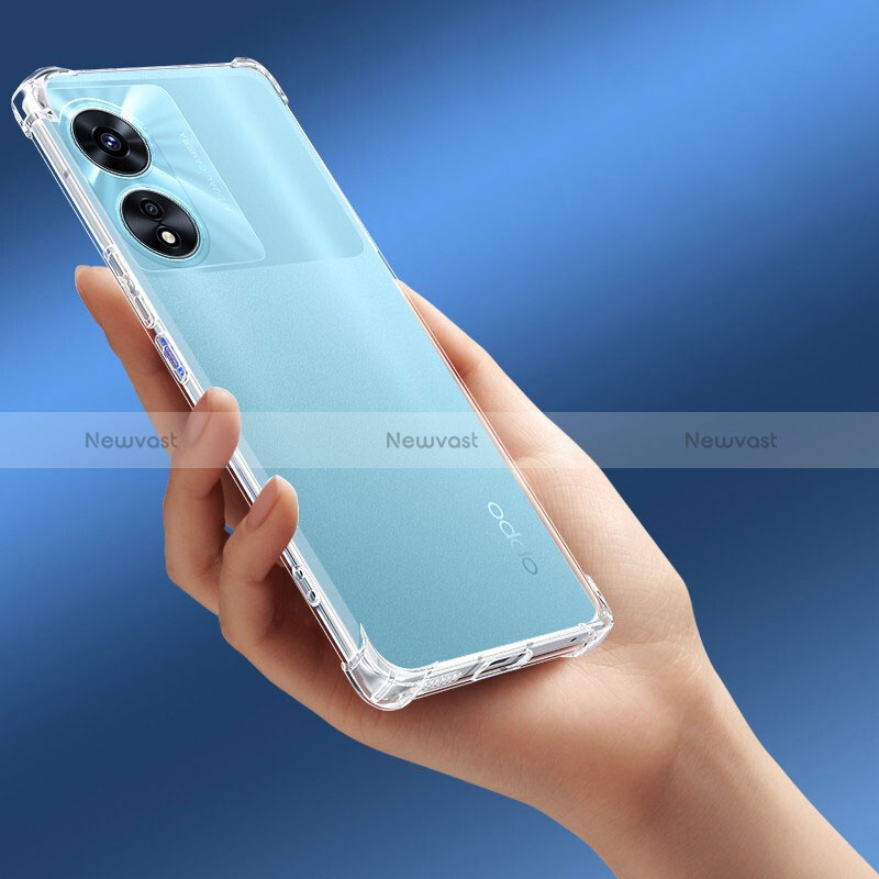 Ultra-thin Transparent TPU Soft Case T11 for Oppo A1x 5G Clear