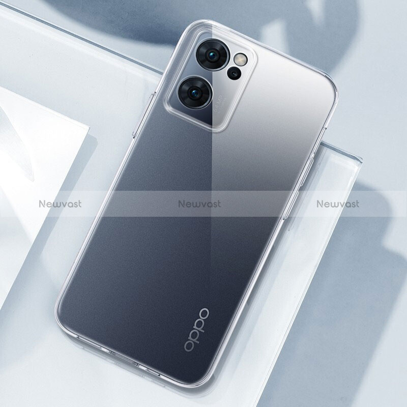 Ultra-thin Transparent TPU Soft Case T11 for Oppo Find X5 Lite 5G Clear