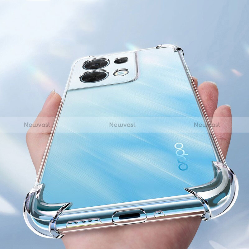 Ultra-thin Transparent TPU Soft Case T11 for Oppo Reno9 Pro+ Plus 5G Clear