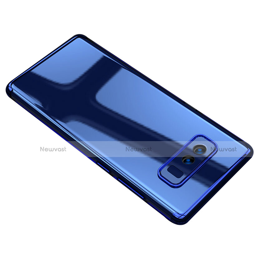 Ultra-thin Transparent TPU Soft Case T11 for Samsung Galaxy Note 8 Blue