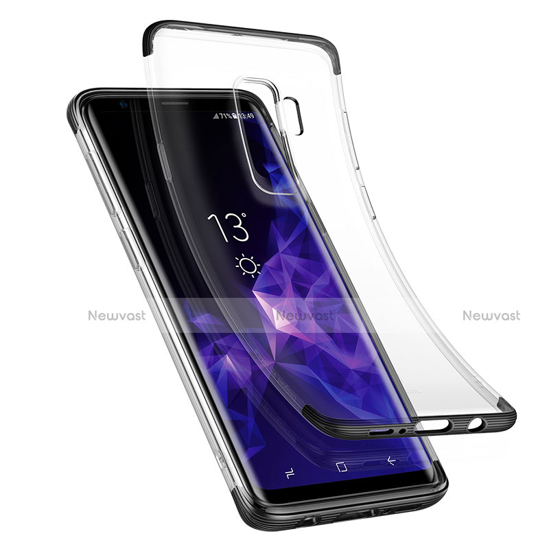 Ultra-thin Transparent TPU Soft Case T11 for Samsung Galaxy S9 Plus Black