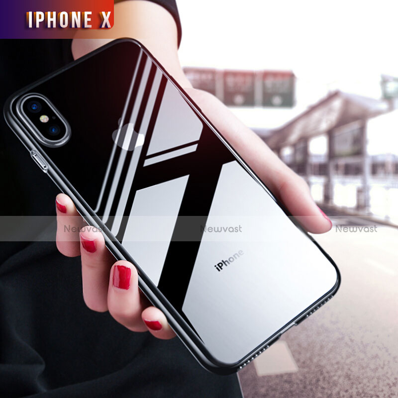 Ultra-thin Transparent TPU Soft Case T12 for Apple iPhone X Clear