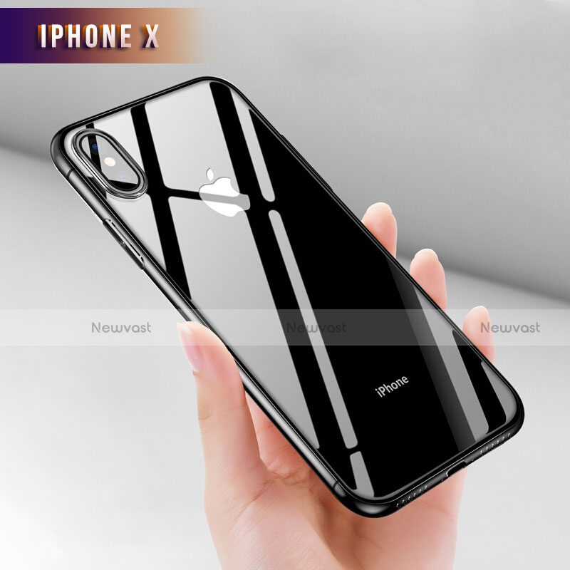 Ultra-thin Transparent TPU Soft Case T12 for Apple iPhone X Clear