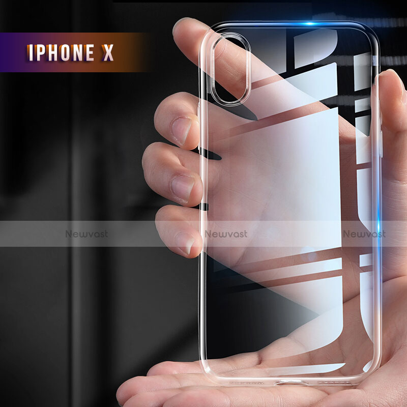 Ultra-thin Transparent TPU Soft Case T12 for Apple iPhone Xs Clear