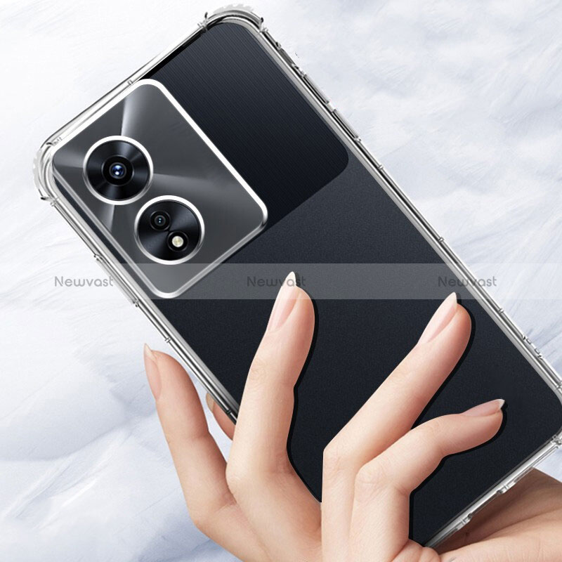 Ultra-thin Transparent TPU Soft Case T12 for Huawei Honor X5 Plus Clear