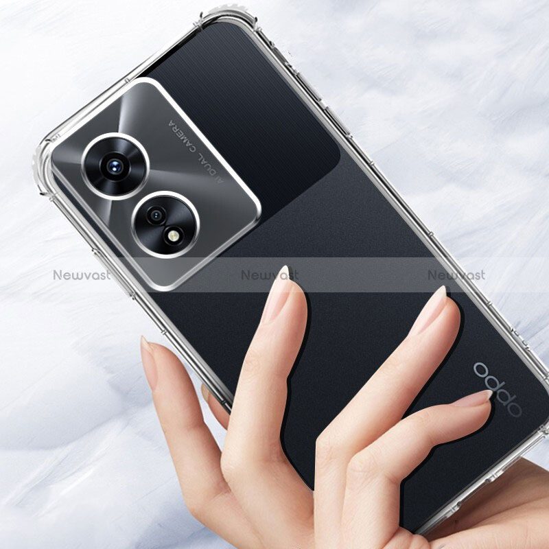 Ultra-thin Transparent TPU Soft Case T12 for Oppo A1 Pro 5G Clear