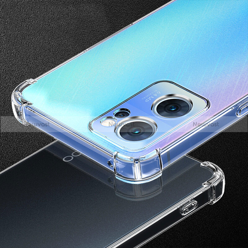 Ultra-thin Transparent TPU Soft Case T12 for Oppo Find X5 Lite 5G Clear