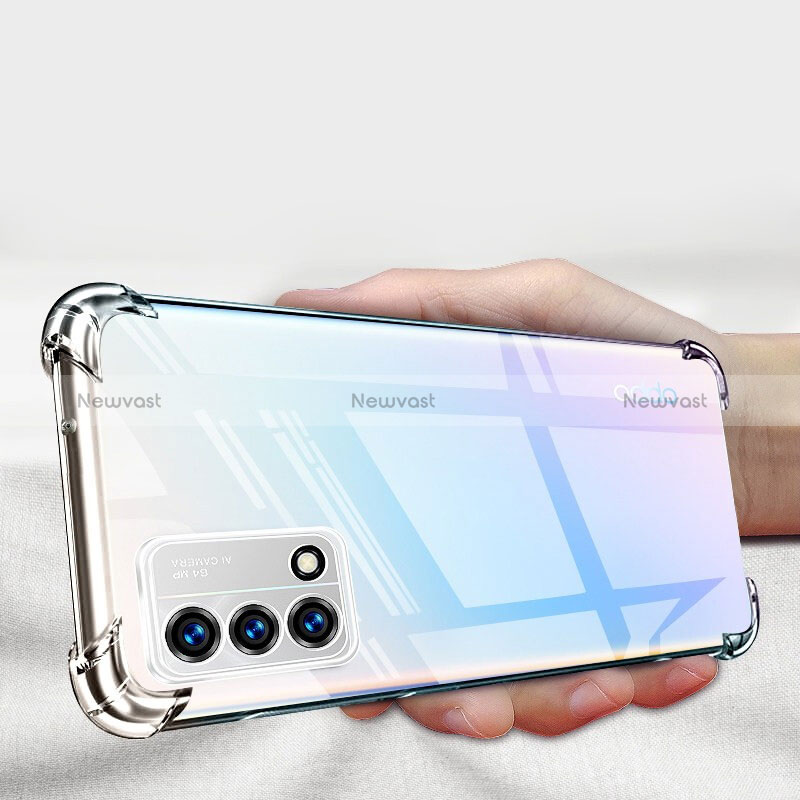 Ultra-thin Transparent TPU Soft Case T12 for Oppo K9 5G Clear