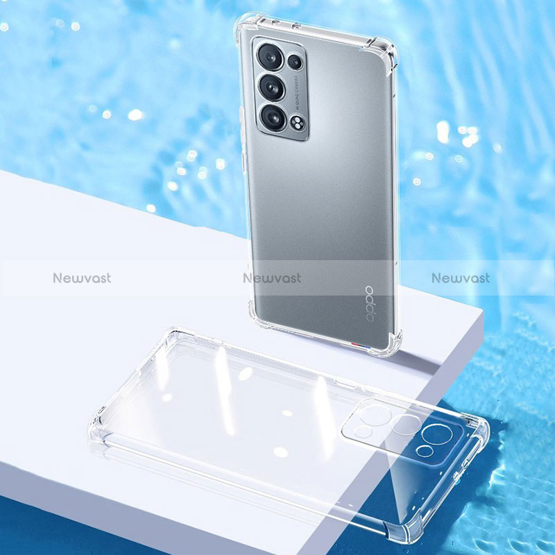 Ultra-thin Transparent TPU Soft Case T12 for Oppo Reno6 Pro+ Plus 5G Clear