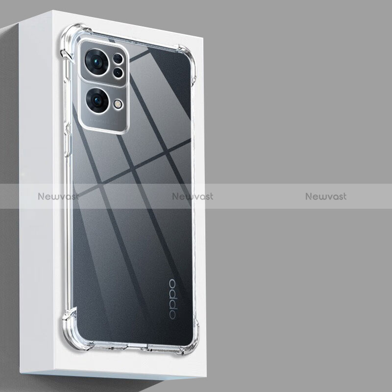 Ultra-thin Transparent TPU Soft Case T12 for Oppo Reno7 Pro 5G Clear