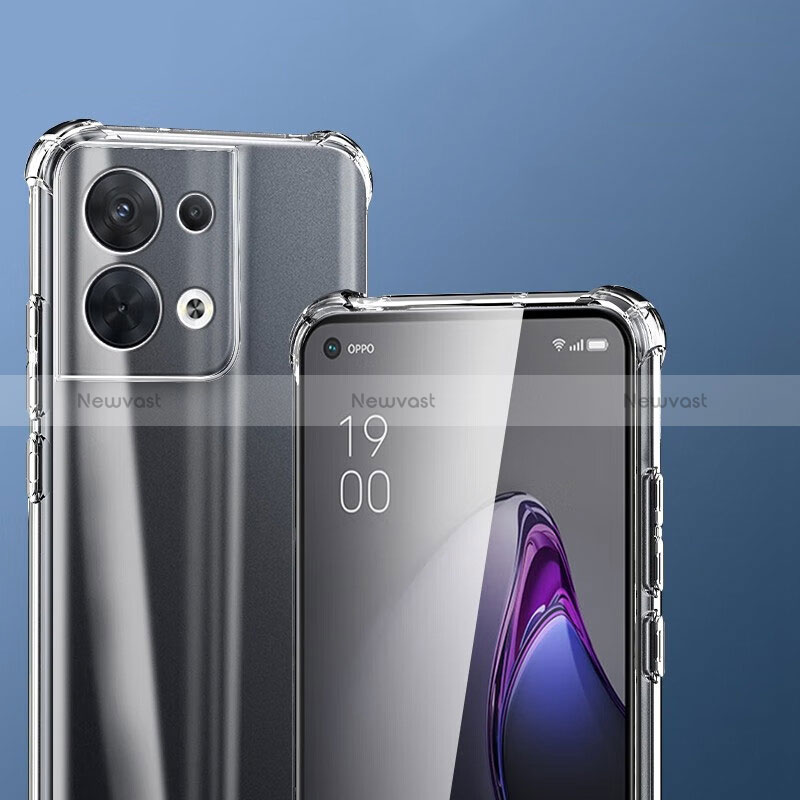 Ultra-thin Transparent TPU Soft Case T12 for Oppo Reno9 Pro 5G Clear