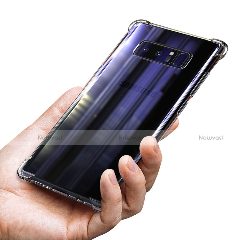 Ultra-thin Transparent TPU Soft Case T12 for Samsung Galaxy Note 8 Duos N950F Clear