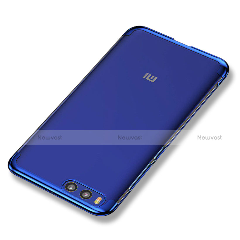 Ultra-thin Transparent TPU Soft Case T12 for Xiaomi Mi 6 Blue