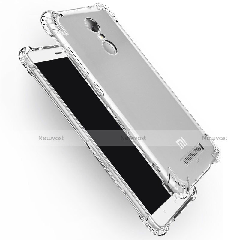 Ultra-thin Transparent TPU Soft Case T12 for Xiaomi Redmi Note 3 MediaTek Clear