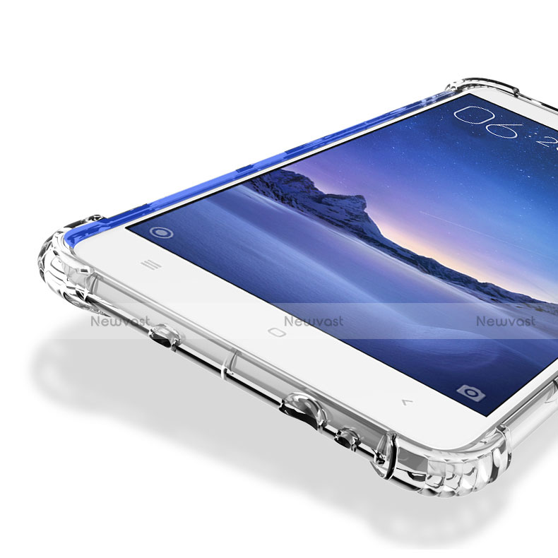 Ultra-thin Transparent TPU Soft Case T12 for Xiaomi Redmi Note 3 MediaTek Clear