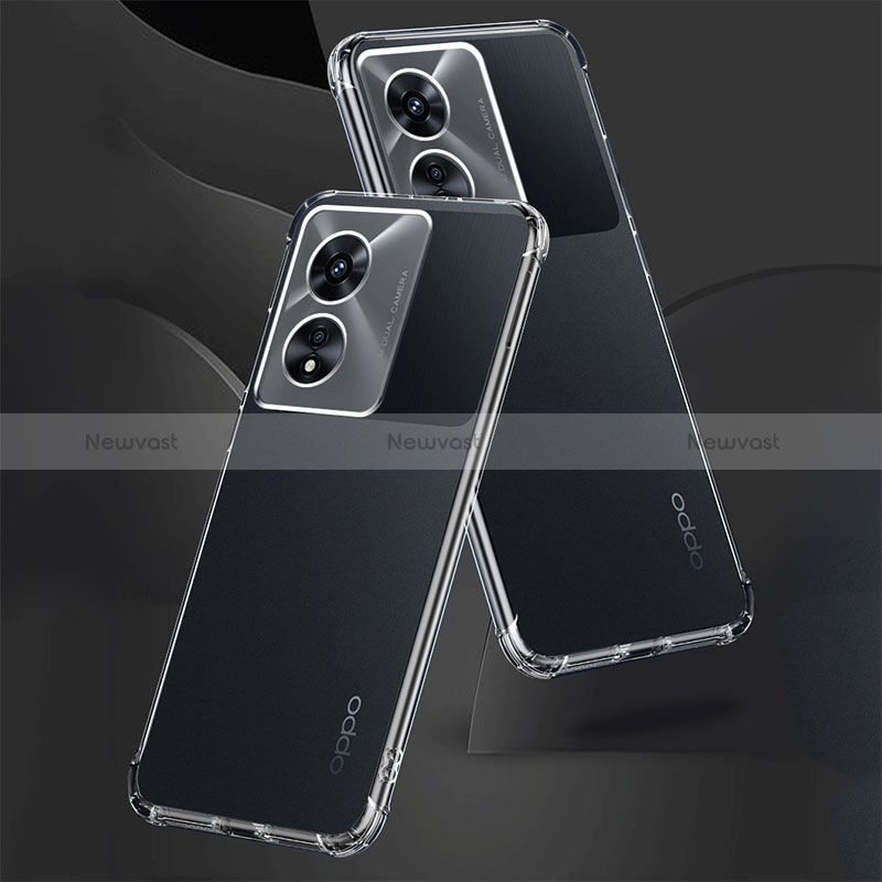 Ultra-thin Transparent TPU Soft Case T13 for Oppo A1 5G Clear