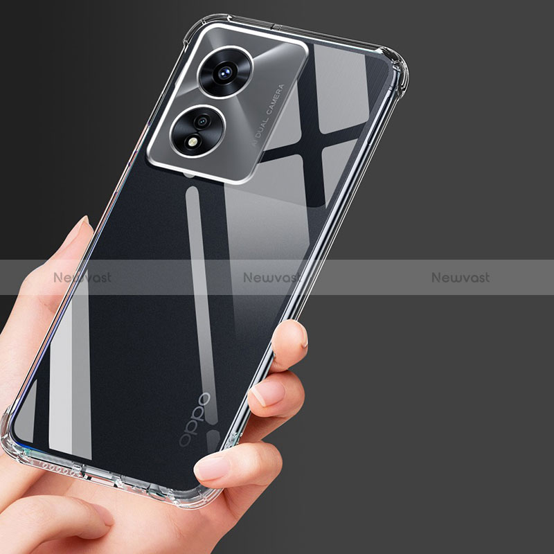 Ultra-thin Transparent TPU Soft Case T13 for Oppo A1 Pro 5G Clear