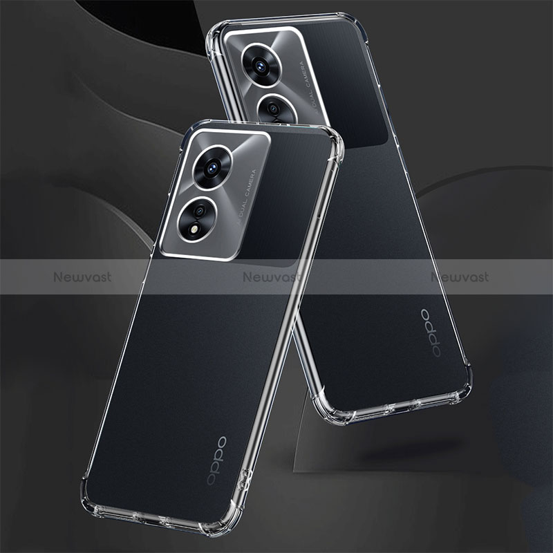 Ultra-thin Transparent TPU Soft Case T13 for Oppo A1x 5G Clear