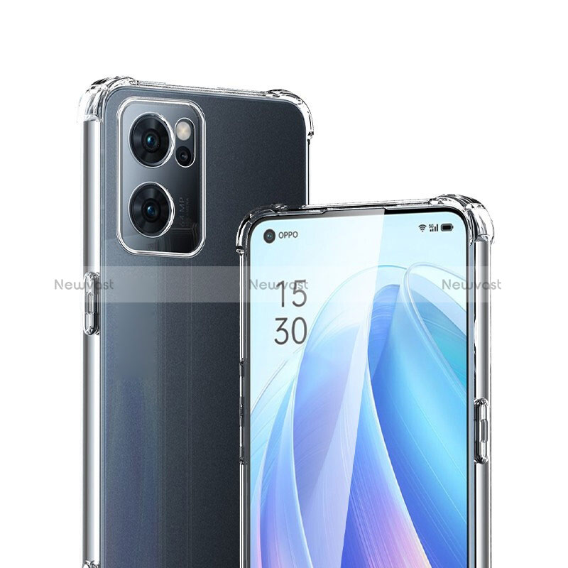 Ultra-thin Transparent TPU Soft Case T13 for Oppo Find X5 Lite 5G Clear