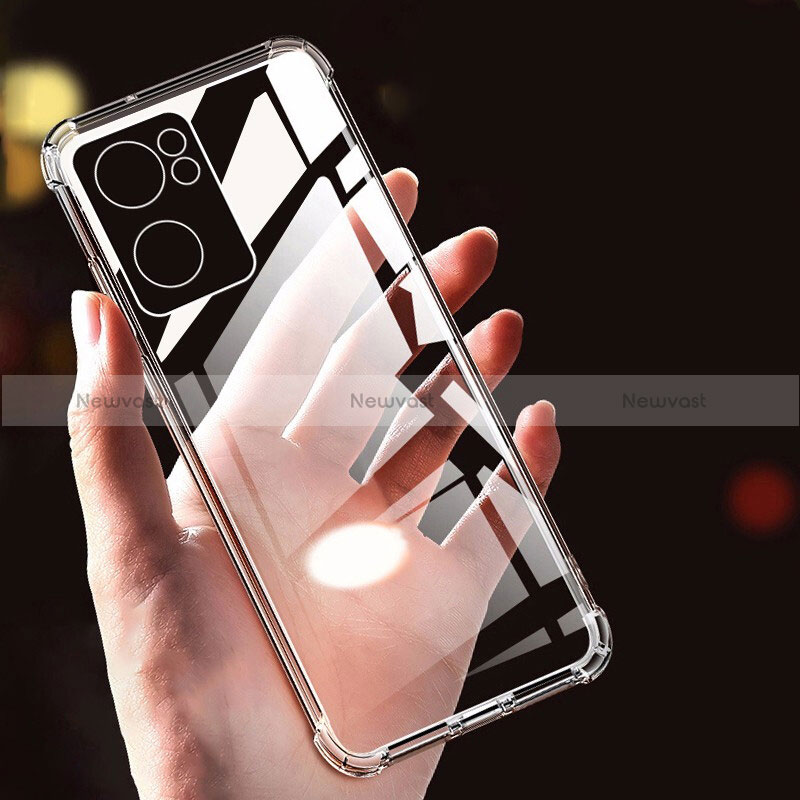 Ultra-thin Transparent TPU Soft Case T13 for Oppo Find X5 Lite 5G Clear