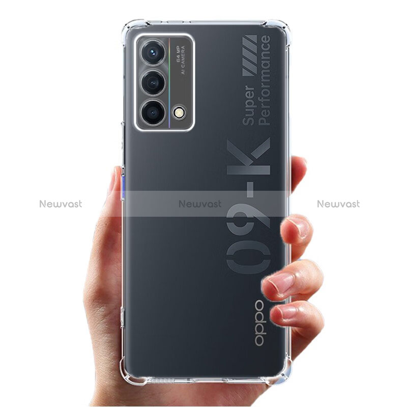 Ultra-thin Transparent TPU Soft Case T13 for Oppo K9 5G Clear