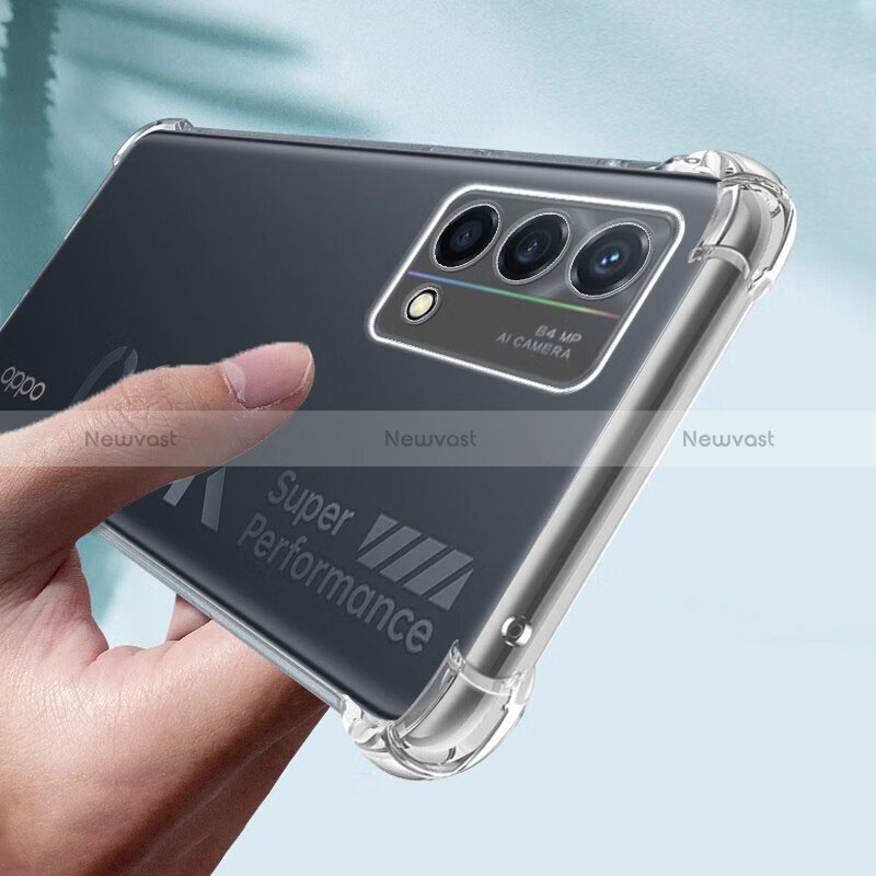 Ultra-thin Transparent TPU Soft Case T13 for Oppo K9 5G Clear